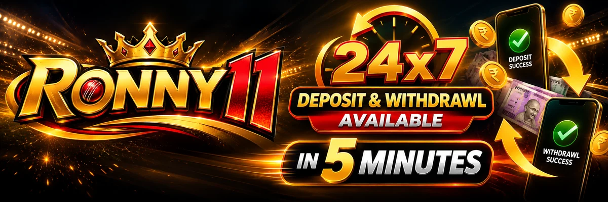 RONNY11 Fast Deposit and Withdrawal